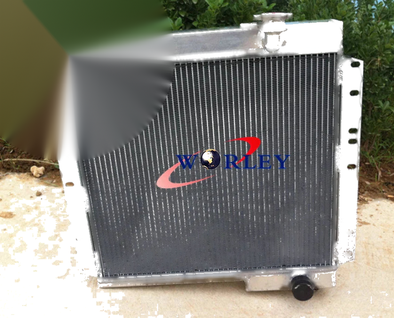 Toyota Land Cruiser FJ40 FJ45 3 Row Aluminum Radiator, Shroud, Fan (1960-1984)