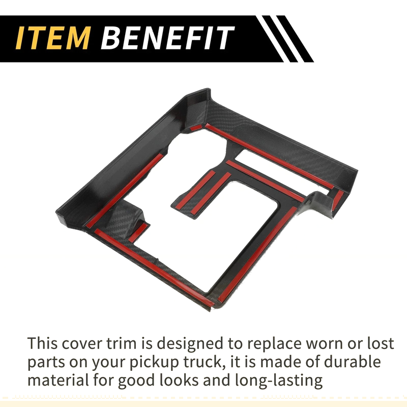Toyota Tacoma Carbon Fiber Gear Shift Frame Panel Cover Trim (2024)