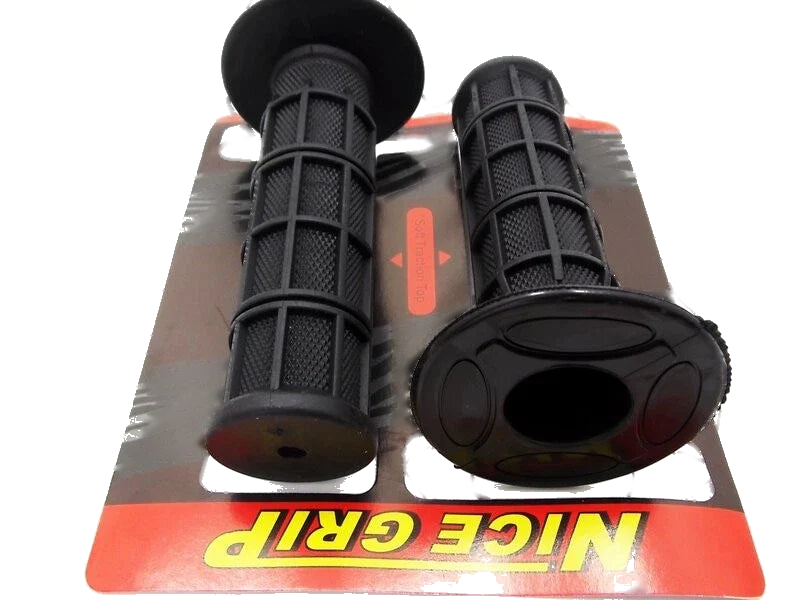Honda CRF70 Black Hand Grip Set (Left & Right)