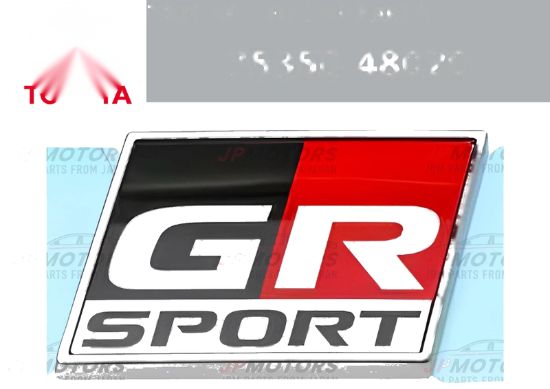 Toyota GR Genuine Front Fender GR Sport Logo Emblem LH