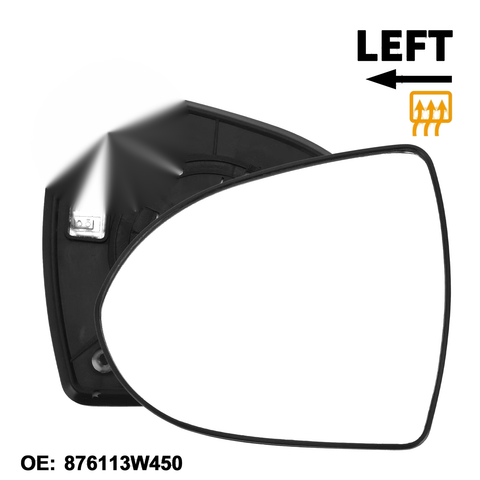 Kia Sportage Heated Left Side Mirror Glass (2011-2016)