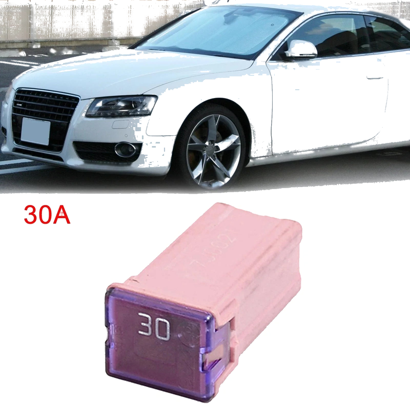 Car Trucks Vehicles 30A Pink PAL Fuse Blades Mini Female Connector