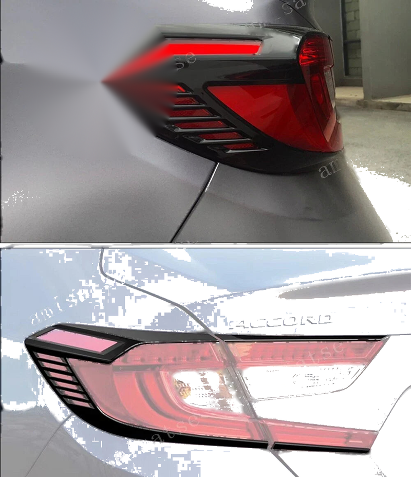 Honda Accord 6 x ABS Rear Tail Light Lamp Covers (2018-2022)