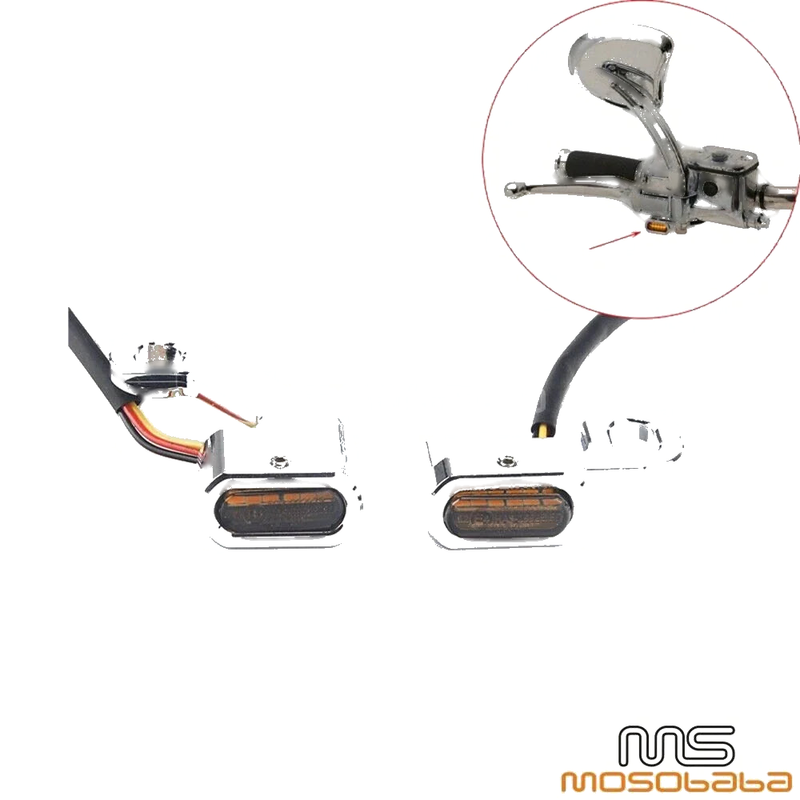 Harley Softail Dyna Touring Mini LED Turn Signal Lights (2014-2023)