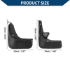 Peugeot 408 Mud Flaps Splash Guards 1 Set (2010-2014)