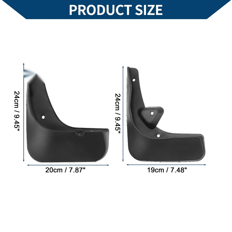Peugeot 408 Mud Flaps Splash Guards 1 Set (2010-2014)