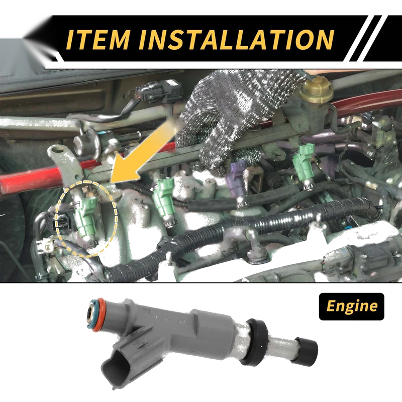 Toyota Tacoma Fuel Injector Nozzle 12 Holes Gray (2005-2014)
