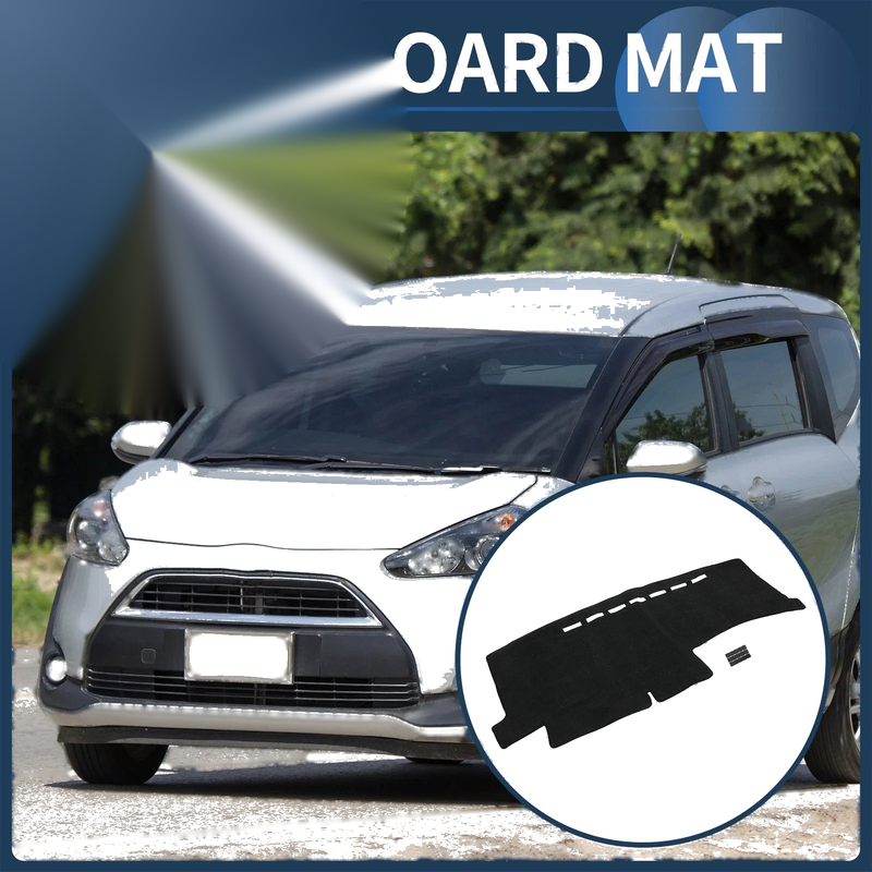 Toyota Sienta 2016-2024 Black 1 Set Dashboard Cover Mat