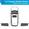 LDV G10 (2014-Present) UVB & UVA Protection Triangular Window Shades