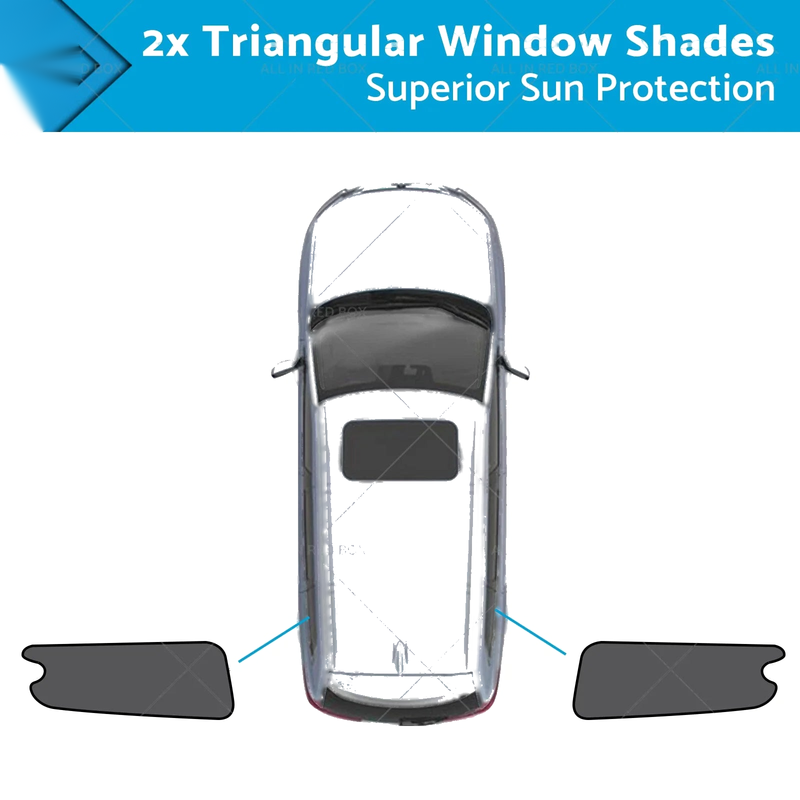 LDV G10 (2014-Present) UVB & UVA Protection Triangular Window Shades