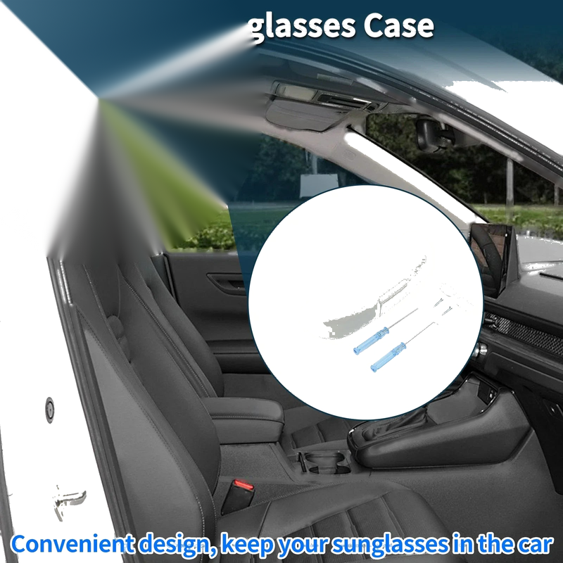 Peugeot 308 Gray Sunglasses Case (2014-2024)