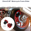 13.5mm Aluminum Alloy Motorcycle Slider Frame Screws Hex Key 1 Set Red