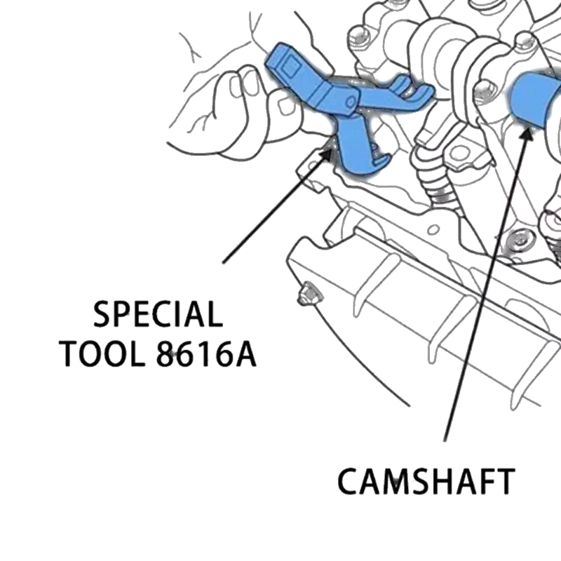 Ford 2-Valve Engines Valve Spring Compressor Tool