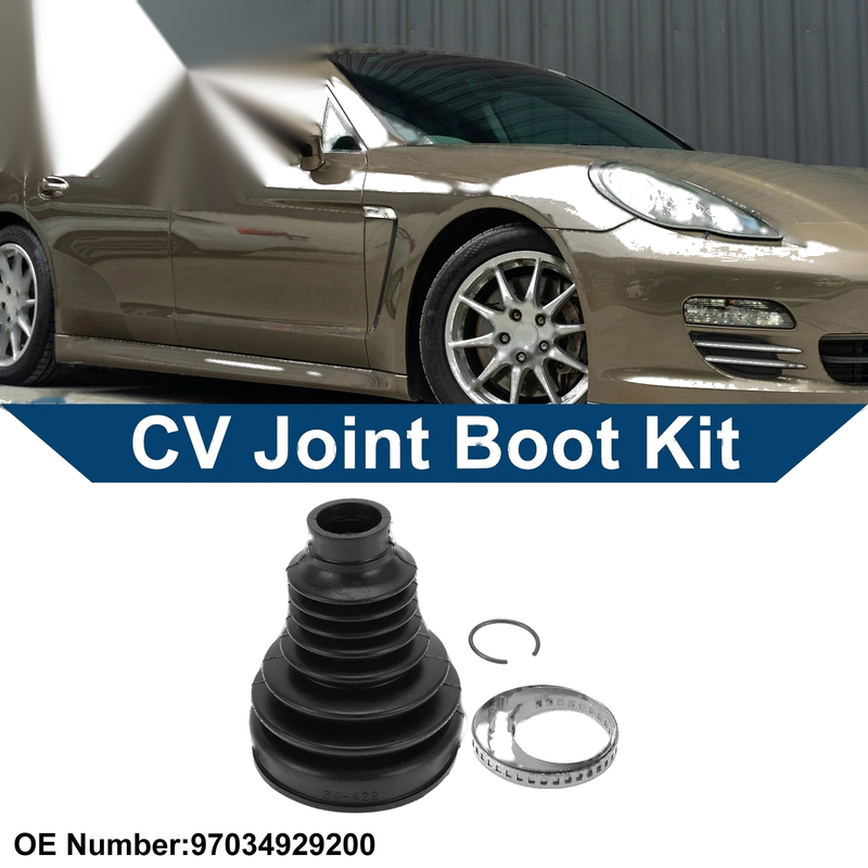 Porsche Panamera Inner CV Joint Boot Kit with Clamps (2011 - 2016)