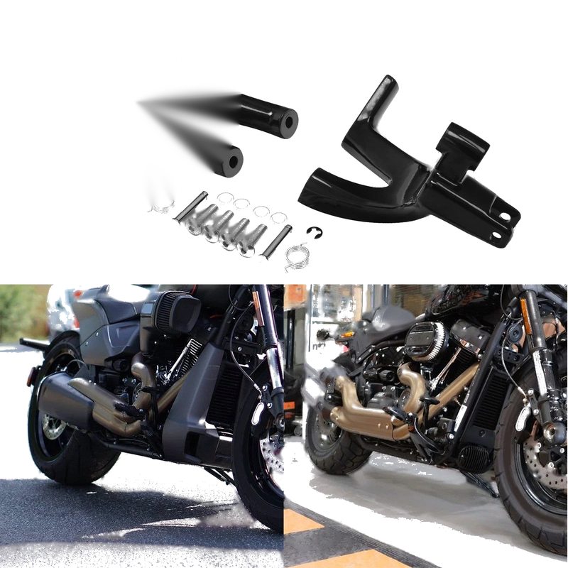 Harley Sport Glide Fat Bob Forward Controls Mount Black (2018-2024)