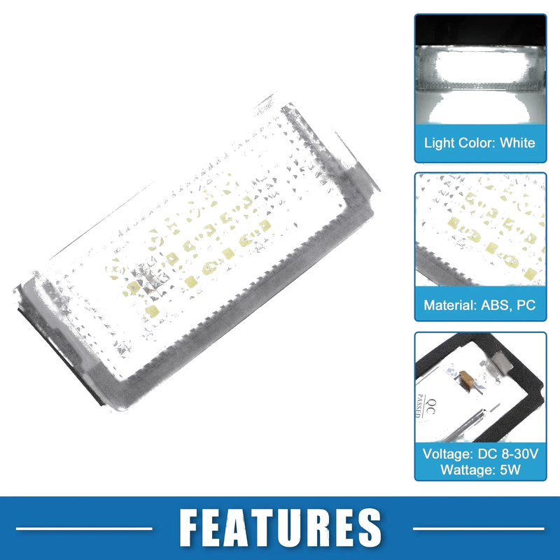 BMW 323i 328i E46 White LED License Plate Lights (1999-2000)