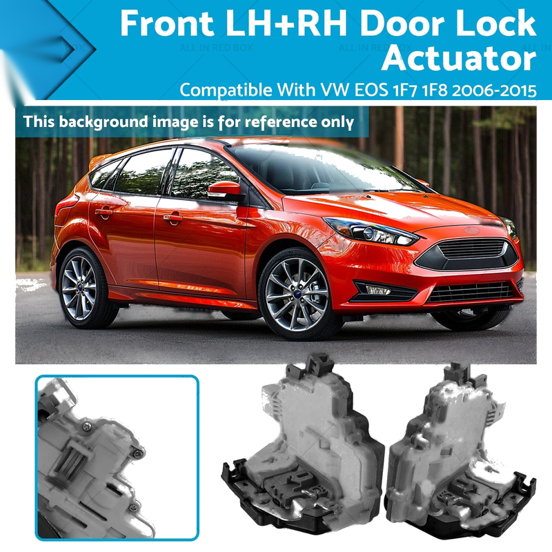 VW EOS Front LH+RH Door Latch Lock Actuator Pair (2006-2015)