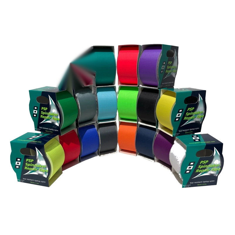 Tents, Kites, Grey Sail Repair Tape 4.5M x 50mm Self Adhesive