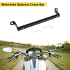 Motorcycle Balance Cross Bar 0.41" Hole Handlebars Black