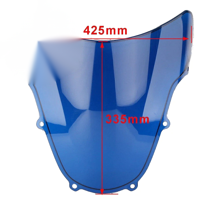 Suzuki GSXR 600 GSX-R 750 GSXR1000 Silver Screen Windshield (2000-2003)