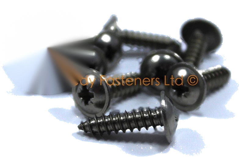 Yamaha 10x Fairing Self Tapper Screws 4.8x19mm No.10 Stainless