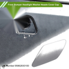 Porsche Cayenne Silver Tone Left Washer Nozzle Cover Cap