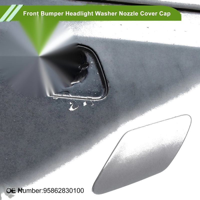 Porsche Cayenne Silver Tone Left Washer Nozzle Cover Cap