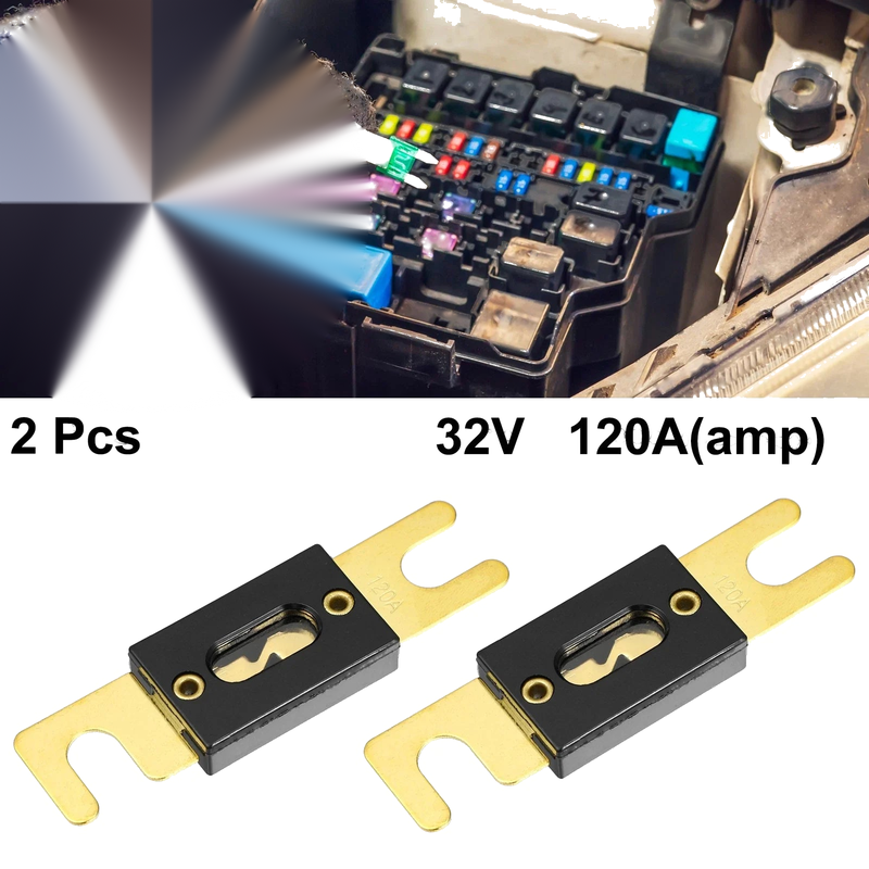 Car, Truck, Motorcycle, Boat, Audio CDs 2 x Fuse ANL Fuses