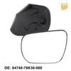 Suzuki Heated Left Side Mirror Glass with Backing Plate