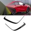 Mercedes A-Class W176 A200 A250 A45 Gloss Black Rear Side Splitter (2013-2018)