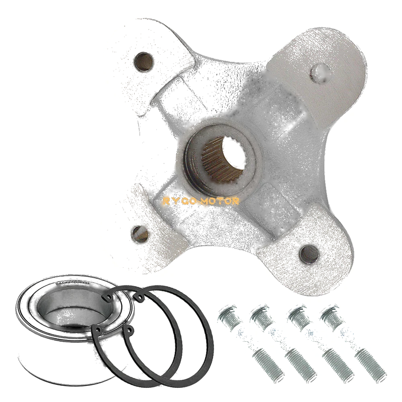 Polaris Sportsman 550 850 1000 XP Rear Wheel Hub & Studs & Bearing (2009–2024)