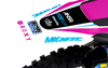 Husqvarna TC 65 Ripped Pink Custom Graphics Kit Decals (2017-2023)