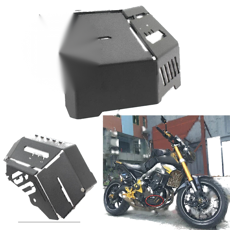 Yamaha MT-09 FZ-09 Radiator Coolant Reservoir Tank Guard Cover (14-16)