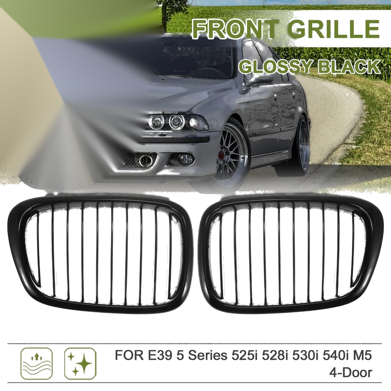 BMW 528i 540i Base Sedan Front Kidney Grille (1997-1997)