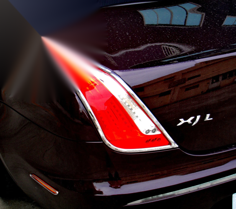 Jaguar XJ X351 Sedan Tailights Trim Bezel Cover (2009-2019)