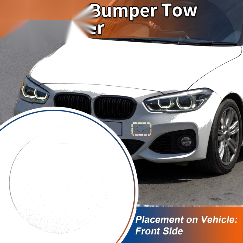 BMW 1 Series Ice Silver 1 Pcs Front Bumper Tow Hook Cover