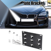 Ford Front Bumper Tow Hook License Plate Mount Bracket