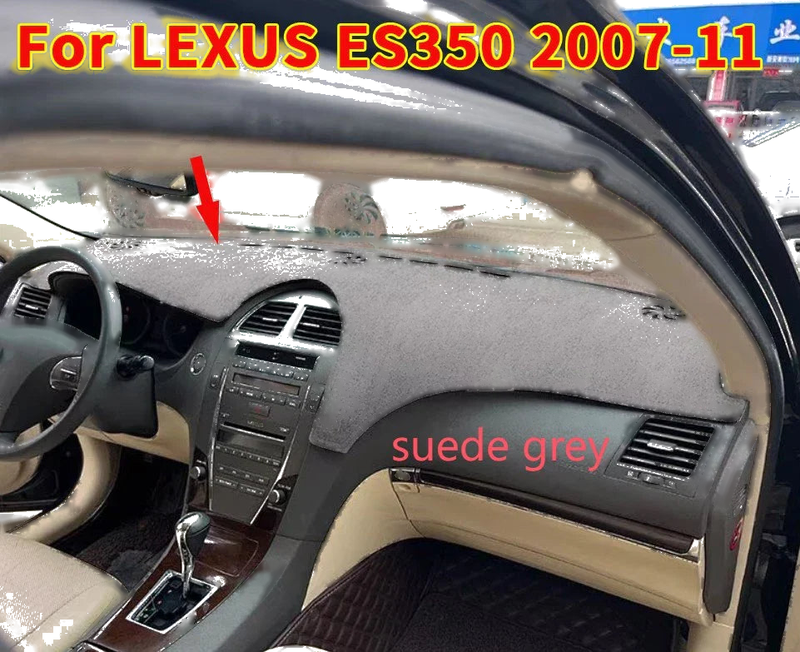 LEXUS ES350 Dashboard Cover / Leather / Pad Mat Grey Protector (2007–2011)