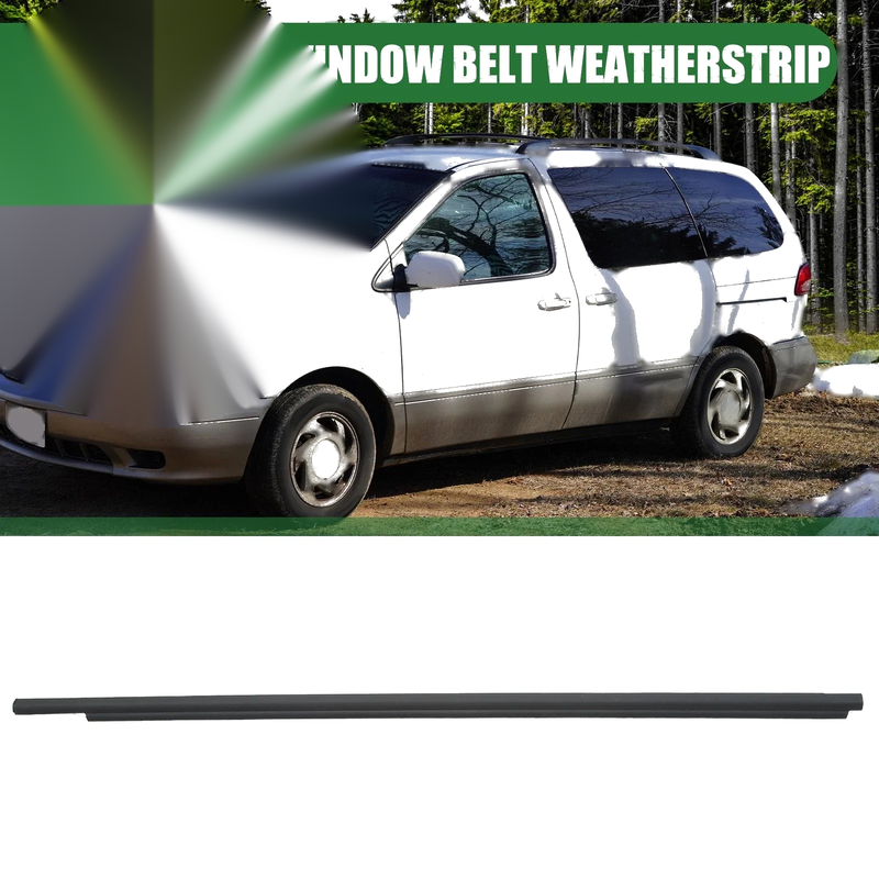 Toyota Sienna Front Left Window Belt Weatherstrip (2004–2010)