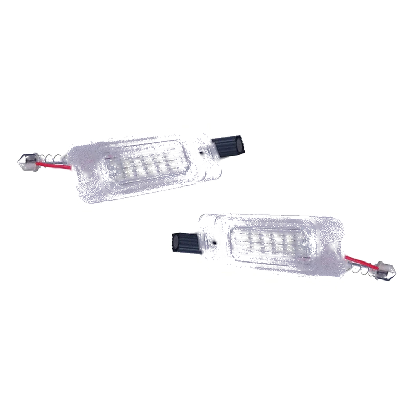 Mercedes-Benz W164 W251 X164 White LED License Plate Lights (2006-2015)