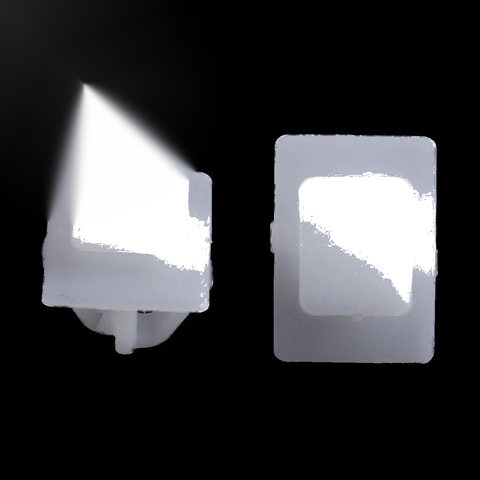 Hyundai Kia 20 x White Plastic Rivet Bumper Trim Panel Clips