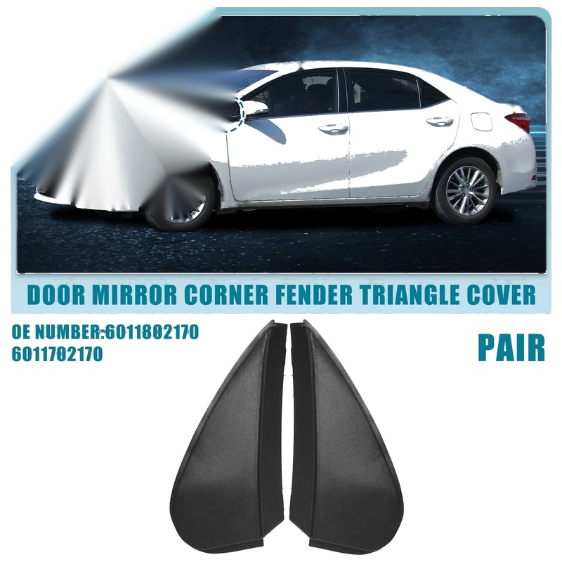 Toyota Corolla Mirror Corner Fender Triangle Cover