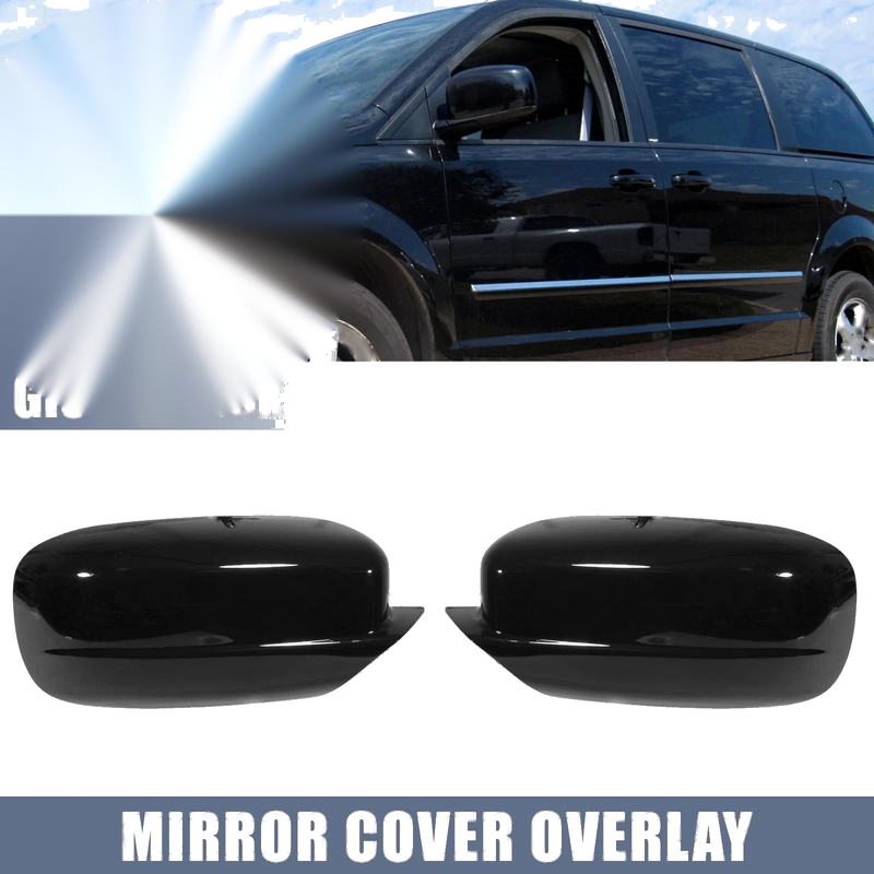 Chrysler 200 / 300 & Dodge Charger Glossy Black Side Mirror Cover (2011-2021)