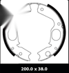 Mitsubishi Challenger Overhaul Kit Rear Park/Handbrake Shoe