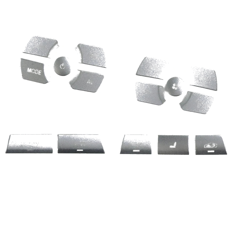 Jaguar XF 15 x Silver Air Conditioning Button Cover Trim (2008-2015)