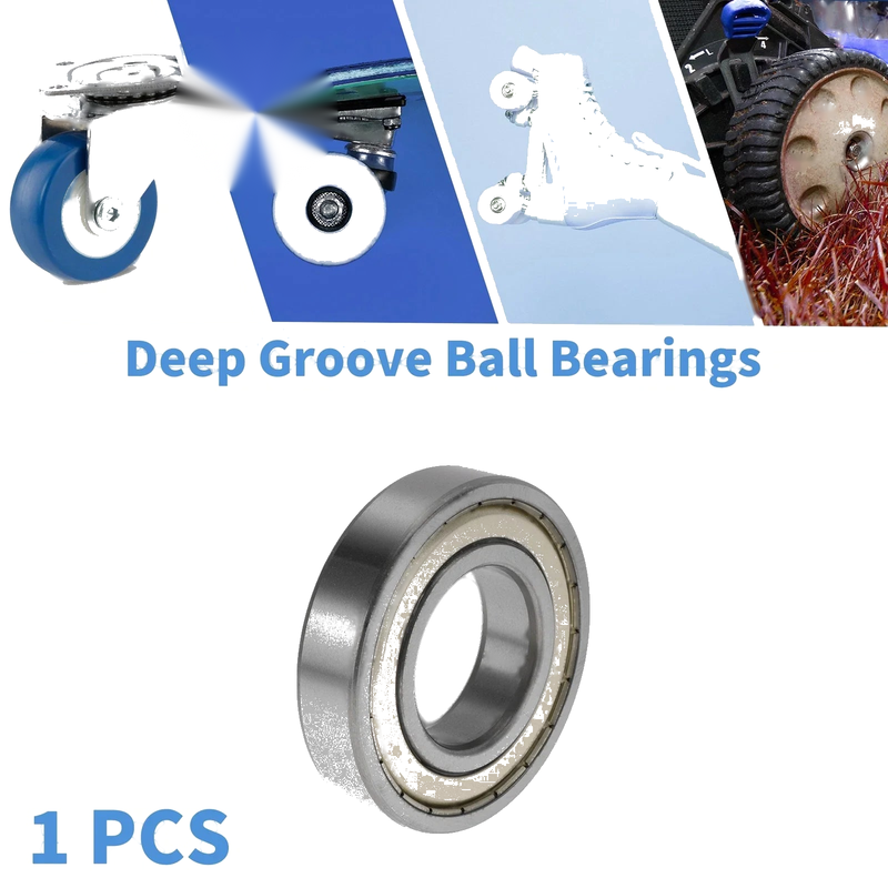 Deep Groove Ball Bearings 40x80x18mm Silver Tone