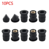 Motorcycle M5 Well Nuts / 10 x 5mm / Rubber Windscreen Fairing