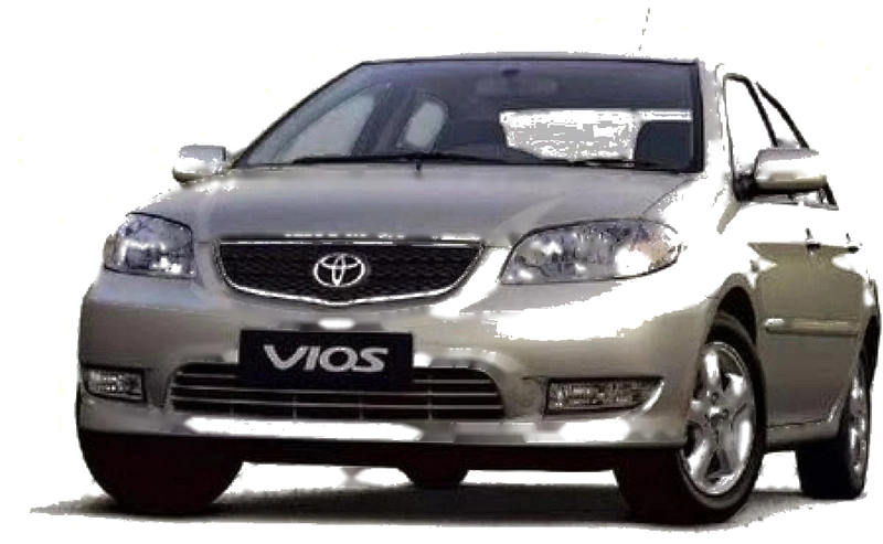 Toyota Vios Sedan (XP40) 2 x Rear View Mirror Glass Lens (2002-2007)