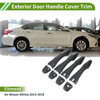 Nissan Altima Carbon Fiber Black Exterior Door Handle Cover Trim (2013-2018)