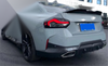 BMW 2 Series G42 Coupe 2022-2023 Glossy Black Rear M4 Style Spoiler Wing